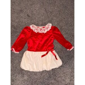 Evy - Girls Christmas Long‎ Sleeve Dress